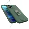HURTEL Ring Case Silicone Cover mit Fingerhalterung und Standfuß für Xiaomi Poco X4 Pro 5G Blau