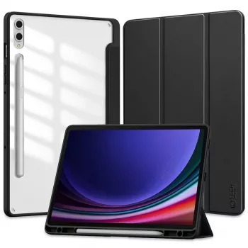 Tech-Protect SC Pen Hybrid Hülle für Samsung Galaxy Tab S9+ / S10+ 12.4 X810 / X816B / X826B, Schwarz