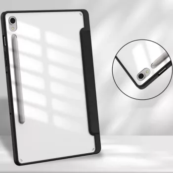 Tech-Protect SC Pen Hybrid Hülle für Samsung Galaxy Tab S9+ / S10+ 12.4 X810 / X816B / X826B, Schwarz