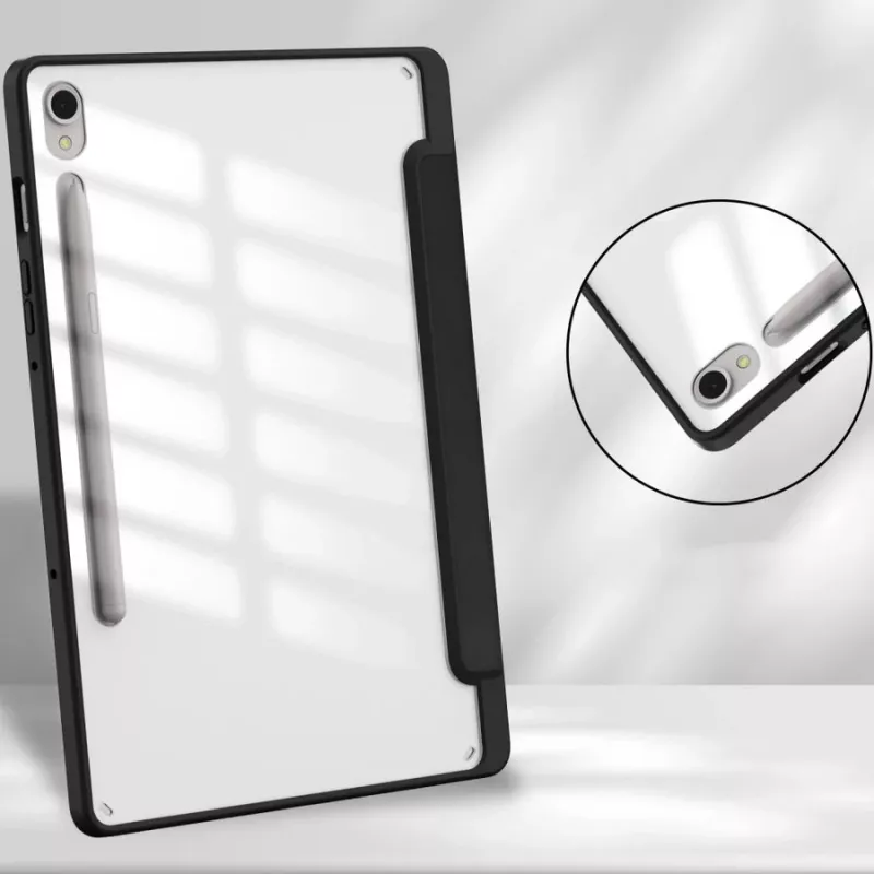 Tech-Protect SC Pen Hybrid Hülle für Samsung Galaxy Tab S9+ / S10+ 12.4 X810 / X816B / X826B, Schwarz