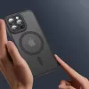 TECH-PROTECT MAGMAT CAM+ MagSafe Case für Apple iPhone 15 Pro, Matt Schwarz