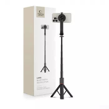 Tech-Protect L04S MagSafe Selfie-Stick mit Stativ, schwarz
