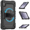 Tech-Protect Solid360 Case für Samsung Galaxy Tab A9+/A11+ PLUS 11.0 X210/X215/X216/X230/X235/X236, Schwarz
