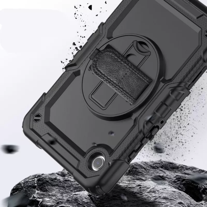 Tech-Protect Solid360 Case für Samsung Galaxy Tab A9+/A11+ PLUS 11.0 X210/X215/X216/X230/X235/X236, Schwarz