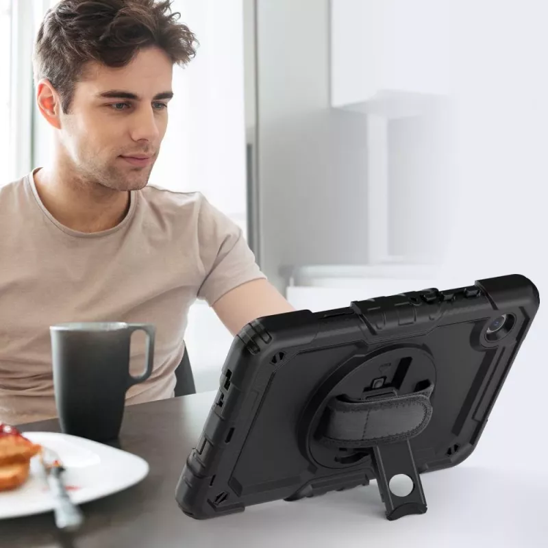 Tech-Protect Solid360 Case für Samsung Galaxy Tab A9+/A11+ PLUS 11.0 X210/X215/X216/X230/X235/X236, Schwarz
