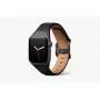 Bellroy Classic Leather Band für Apple Watch, Schwarz, 40mm, 41mm, 38mm, 42mm (Serie 10/11)