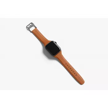 Bellroy Classic Leather Band für Apple Watch, Braun, 40mm, 41mm, 38mm, 42mm (Serie 10/11)