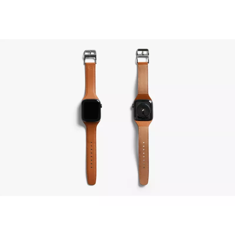 Bellroy Classic Leather Band für Apple Watch, Braun, 40mm, 41mm, 38mm, 42mm (Serie 10/11)