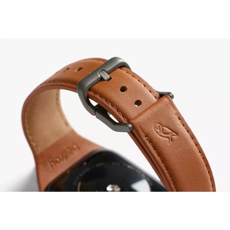 Bellroy Classic Leather Band für Apple Watch, Braun, 40mm, 41mm, 38mm, 42mm (Serie 10/11)
