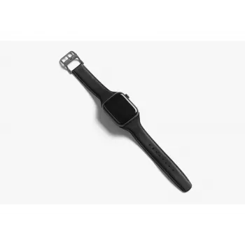 Bellroy Classic Leather Band für Apple Watch, Schwarz, 44mm, 45mm, 42mm (Series 1/2/3), 49mm, 46mm