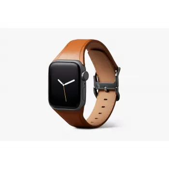 Bellroy Classic Leather Band für Apple Watch, Braun, 42mm, 44mm, 45mm, 46mm, 49mm