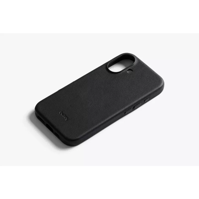 Bellroy Leather Case für iPhone 16, Schwarz