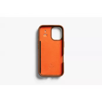 Bellroy Leather Card Case für iPhone 16 Plus, Braun