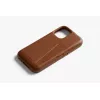 Bellroy Leather Card Case für iPhone 16 Plus, Braun