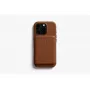 Bellroy Leather Case with Magnetic Wallet for iPhone 16 Pro, Brown
