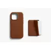 Bellroy Leather Case with Magnetic Wallet for iPhone 16 Pro, Brown