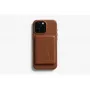 Bellroy Lederhülle mit Magnet-Wallet für iPhone 16 Pro Max, Braun