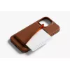 Bellroy Lederhülle mit Magnet-Wallet für iPhone 16 Pro Max, Braun