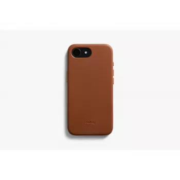 Bellroy Leather Case für iPhone 16e, Braun