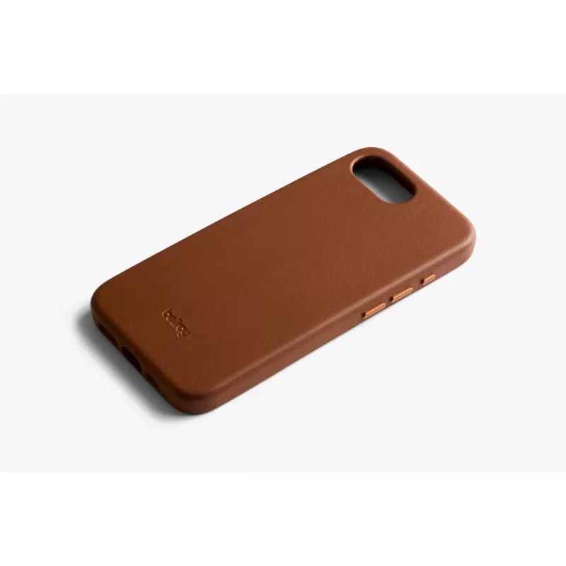 Bellroy Leather Case für iPhone 16e, Braun