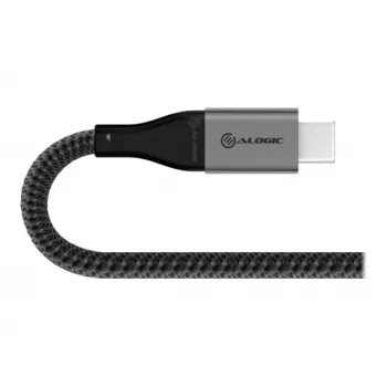 ALOGIC Super Ultra USB-C auf USB-A Kabel 1m Schwarz