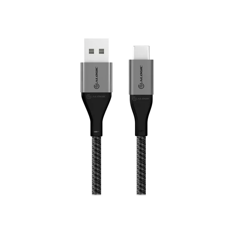 ALOGIC Super Ultra USB-C auf USB-A Kabel 1m Schwarz