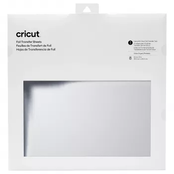 Cricut Transfer-Vinylbogen 30,5 cm x 30,5 cm Silber Metallic Glanz
