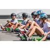 EzyRoller Classic Fußbetriebenes Go-Kart für Kinder 3-12 Jahre Rot
