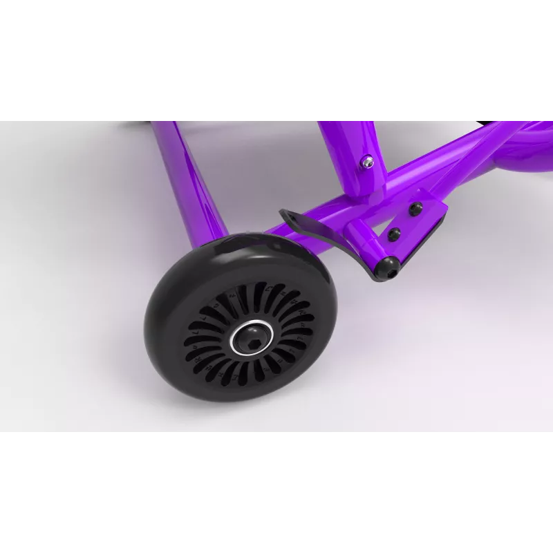 EzyRoller Classic Beinbetriebenes Go-Kart für Kinder 3-12 Jahre Lila