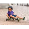 EzyRoller Classic Fußbetriebenes Go-Kart für Kinder 3-12 Jahre, Schwarz