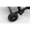 EzyRoller Classic Fußbetriebenes Go-Kart für Kinder 3-12 Jahre, Schwarz