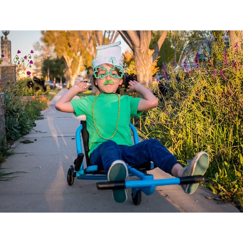 EzyRoller Classic Blue Ride-On Toy für Kinder von 3-12 Jahren