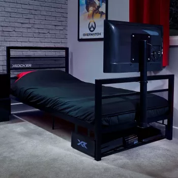 XROCKER Gaming Einzelbett Schwarz