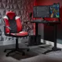 X Rocker Saturn 5120101 Gaming-Bürostuhl für Teenager, bis 100 kg, Schwarz/Rot