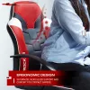 X Rocker Saturn 5120101 Gaming-Bürostuhl für Teenager, bis 100 kg, Schwarz/Rot
