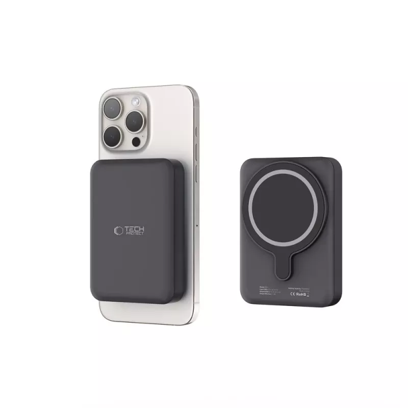 TECH-PROTECT PB11 LIFEMAG MagSafe Power Bank 10000mAh Schwarz