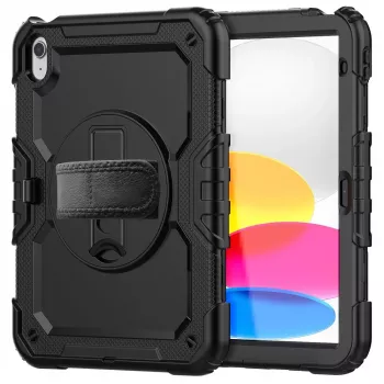 Tech-Protect Solid360 für iPad 10,9 10. Gen (2022) / iPad 11 11. Gen (2025) Schwarz