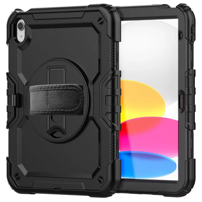 Tech-Protect Solid360 für iPad 10,9 10. Gen (2022) / iPad 11 11. Gen (2025) Schwarz