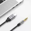 TECH-PROTECT ULTRABOOST USB-C auf 3,5 mm Mini-Klinke Audiokabel 100 cm Schwarz