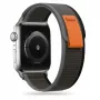 TECH-PROTECT Nylon Apple Watch 4 / 5 / 6 / 7 / 8 / SE / Ultra (42 / 44 / 45 / 49 mm) Schwarz/Orange
