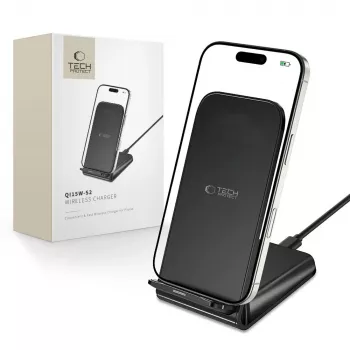TECH-PROTECT QI15W-S2 Wireless Charger 15W Schwarz