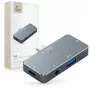 TECH-PROTECT V6-HUB Adapter 4in1 Grey