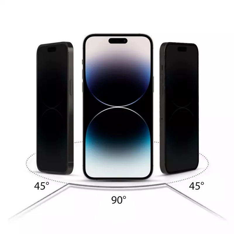 HOFI Anti Spy Glass Pro+ Privacy Screen Protector für Apple iPhone 12 / 12 Pro
