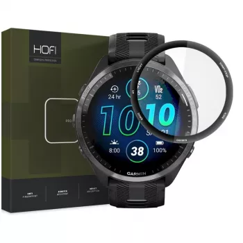 HOFI Hybrid Pro+ Hybrid Glass Screen Protector für Garmin Forerunner 965 - Schwarz