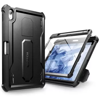 Tech-Protect Kevlar Pro Hülle für iPad 10.9 (10. Gen, 2022) / iPad 11 (2025), Schwarz