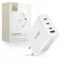 Tech-Protect NC100W-GAN 4-PORT White GaN Wall Charger 100W USB-C USB-A