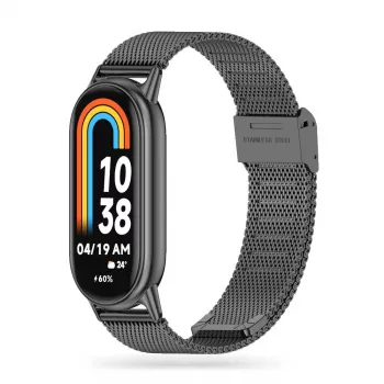 TECH-PROTECT Milanese Loop Armband für Xiaomi Smart Band 8 / 9 / NFC - Schwarz