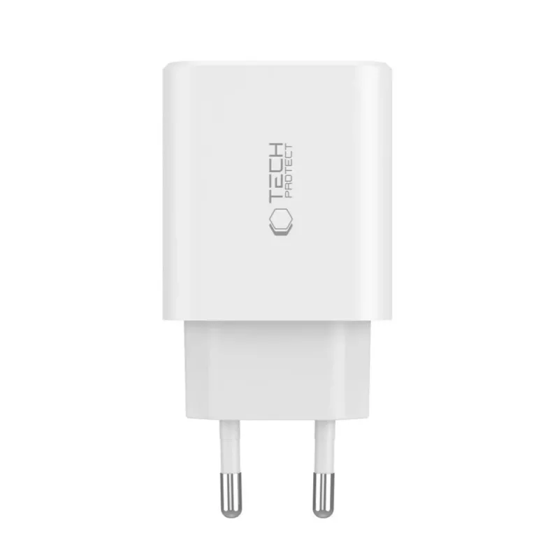 Tech-Protect NC30W 3-Port USB-C Ladegerät Schwarz 30W