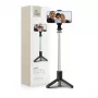 Tech-Protect L02S Selfie Stick Stativ mit Bluetooth-Fernbedienung, Schwarz