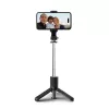 Tech-Protect L02S Selfie Stick Stativ mit Bluetooth-Fernbedienung, Schwarz